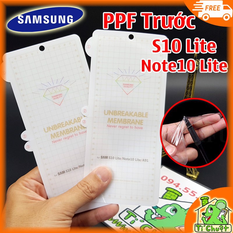 Dán PPF mặt trước Galaxy Note 10 / Lite / S10 Lite
