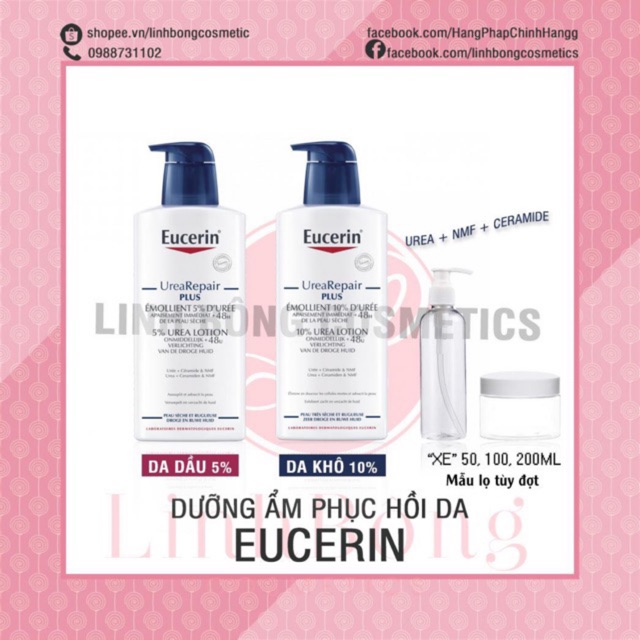 KEM DƯỠNG PHỤC HỒI -TÁI TẠO DA EUCERIN UREA 5% và 10% (kéo xem feedback và video mua hàng) | BigBuy360 - bigbuy360.vn