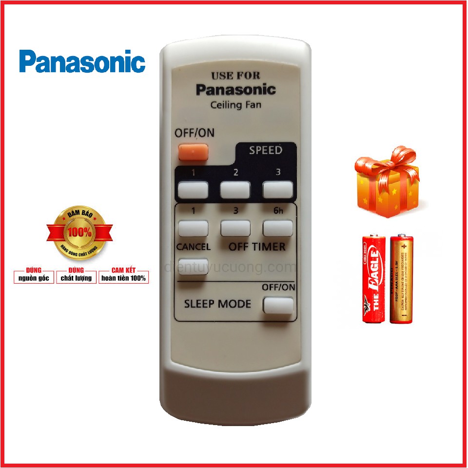 Điều Khiển Quạt Trần Panasonic