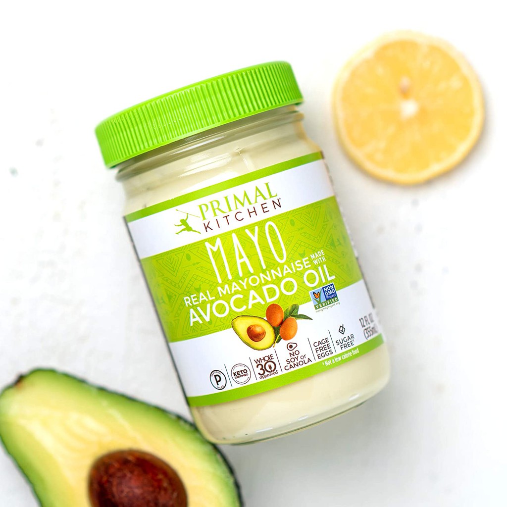 SỐT MAYONNAISE DẦU BƠ Primal Kitchen Mayo Avocado Oil, Paleo-Kosher, 355ml (12oz)