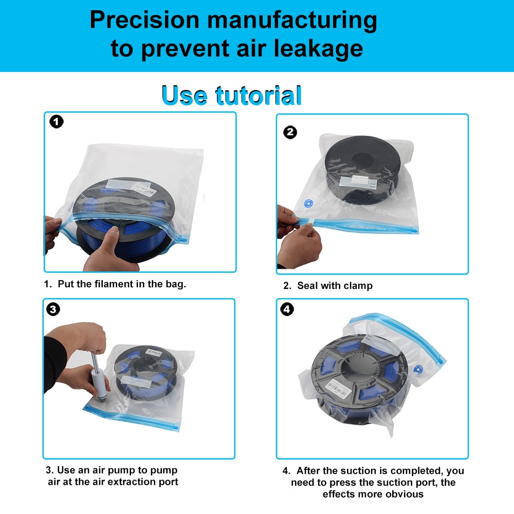 Bộ Túi Hút Chân Không Chống Ẩm Cho Máy In 3d