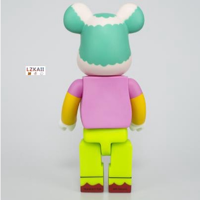 Mô Hình Đồ Chơi Nhân Vật Bearbrick X the Simpson Krusty the Clown & Bartman 400% Lzkail.sg