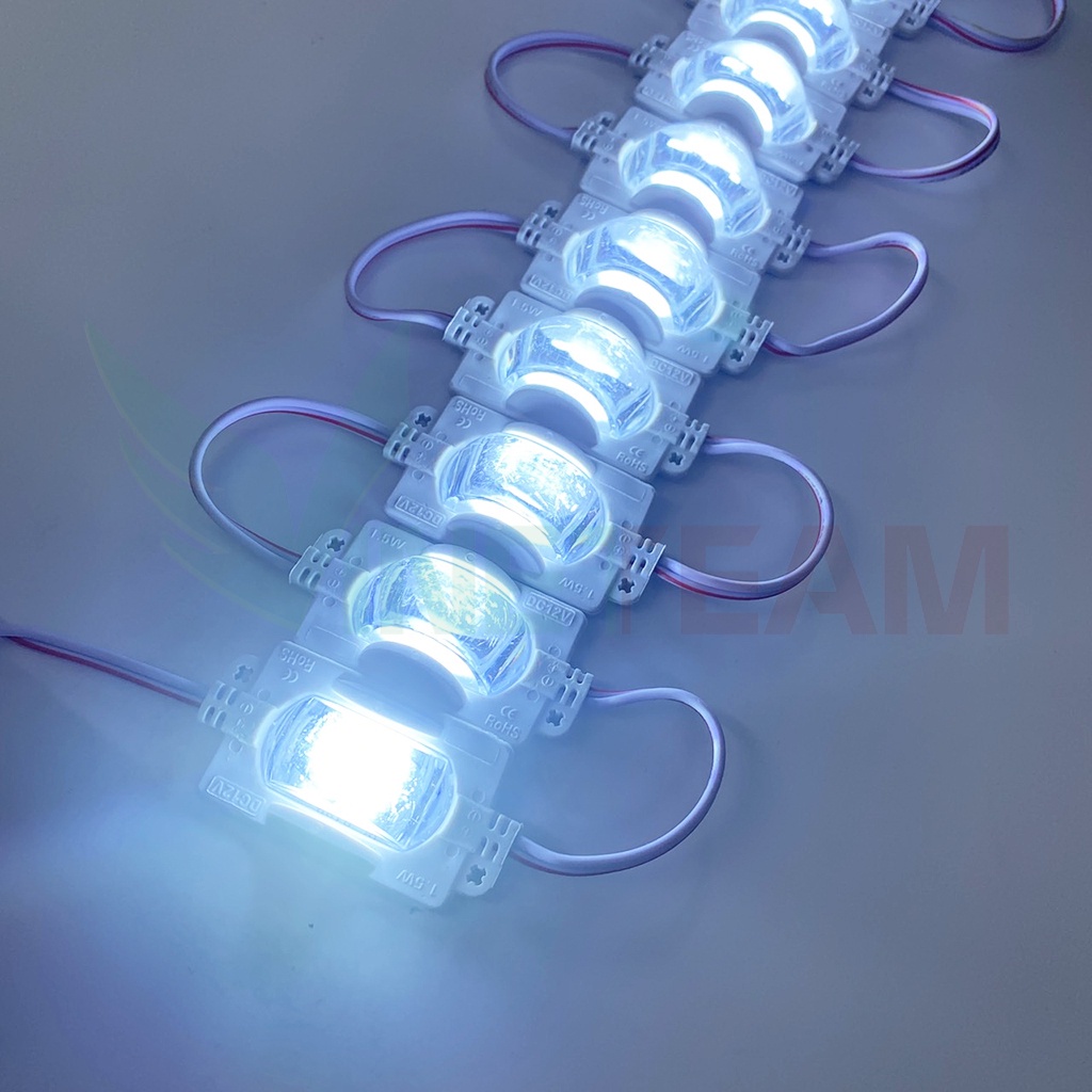 Led Hắt Rọi 1 Mắt Siêu Sáng 12V trang trí oto, xe tải Loại Tốt Dây 20 Bóng LED Trắng , Xanh lá , Xanh dương -dc4740