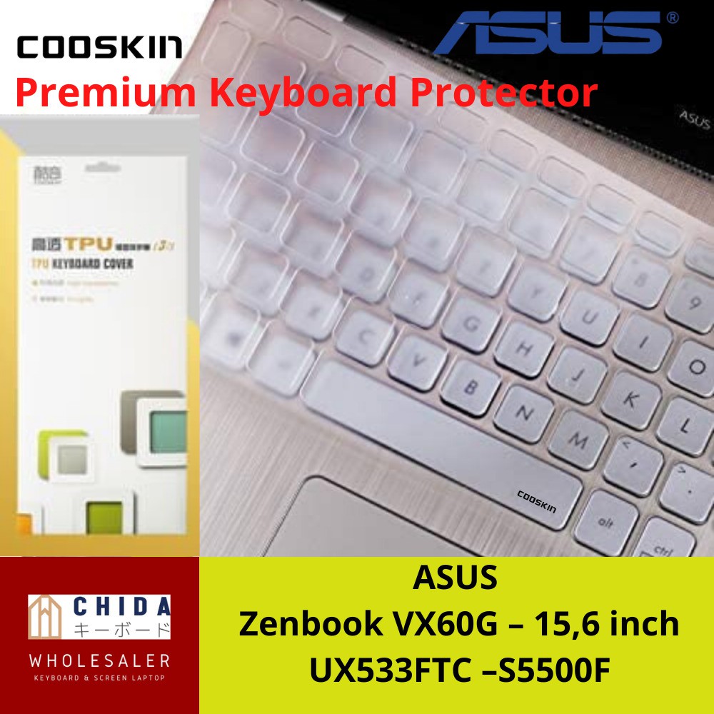 Miếng Dán Bàn Phím Asus Zenbook 15 Ux533 Ux534Ft Ux534F S531 X571 Vx60Gt