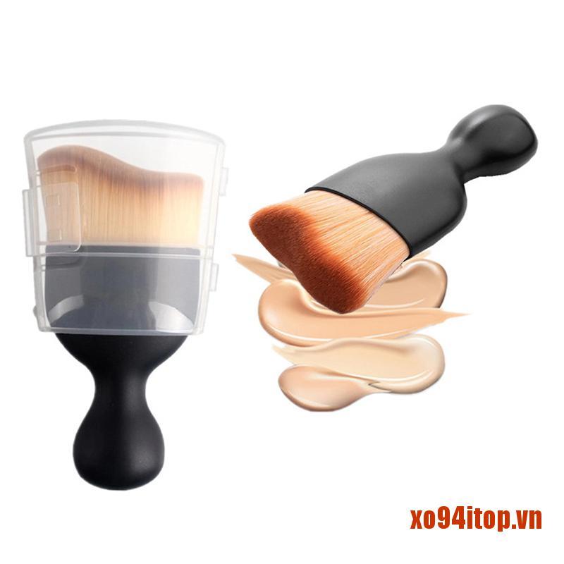 XOTOP Makeup Brush Curved Foundation Brush Contour Brush Cosmetic Brush With Cov