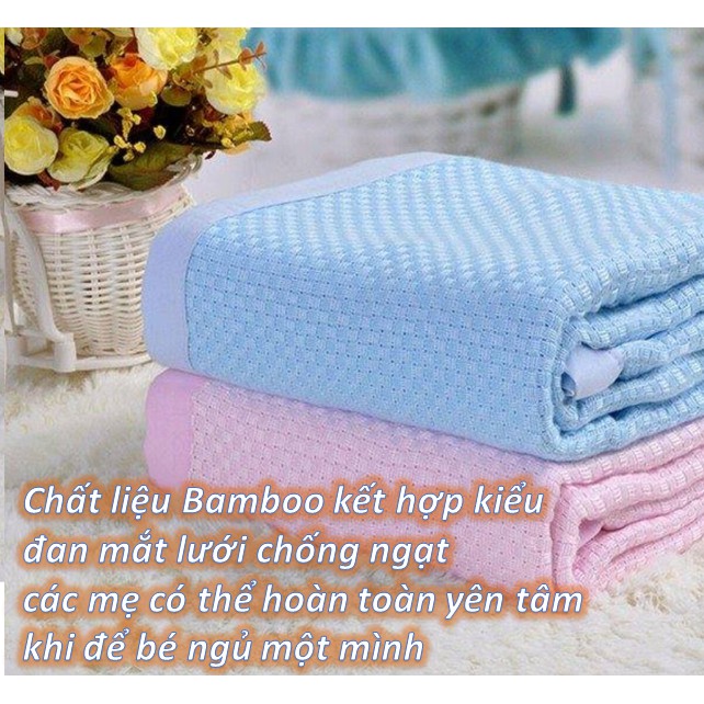 [UALA&amp;ROGO] CHĂN LƯỚI SỢI TRE Kích Thước 105×120cm