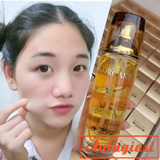Serum dưỡng trắng ⚡CAO CẤP⚡ tinh chất Bergamo White Vita / 24K Gold Luminant Essence căng mịn da 110ml | BigBuy360 - bigbuy360.vn