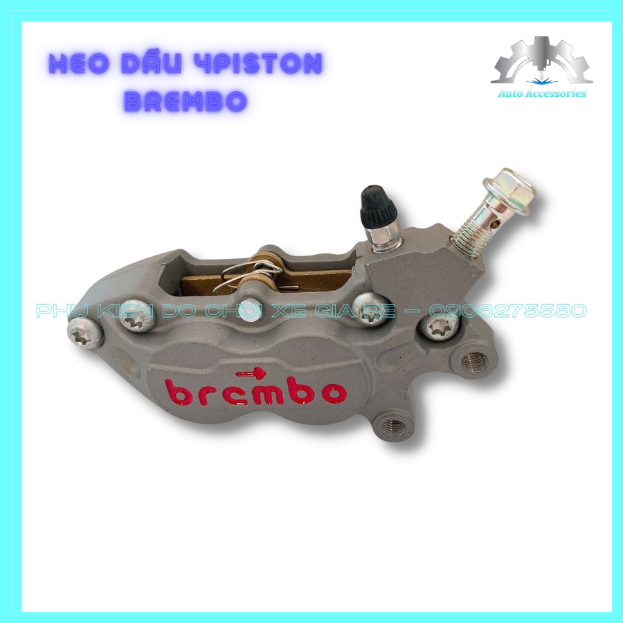 Heo Dầu Trước Brcmbe 4piston Kèm Pát CNC gắn Trước Tất Cả Xe: VARIO EXCITER WINNER SIRIUS AB WAVE RAIDER SONIC JUPITER..