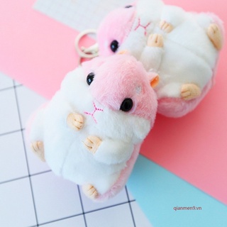 Móc Khóa Hình Chuột Hamster Nhồi Bông Đáng Yêu Xinh Xắn