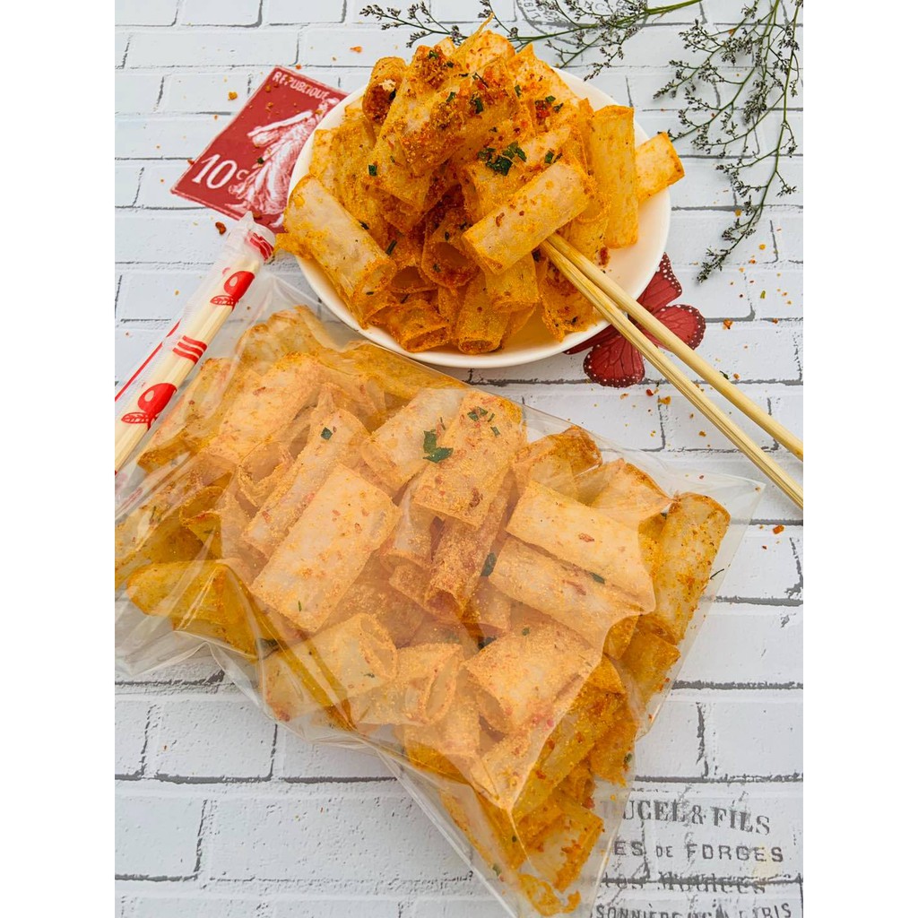 [500GR]Bánh Tráng Ống Trộn Phô Mai Tép Ngon