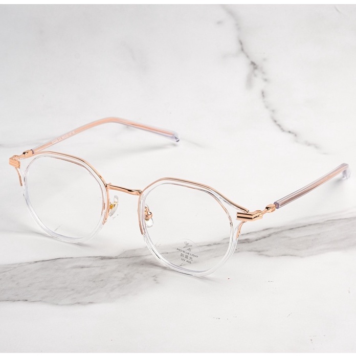 Gọng Kính Cận Hợp Kim Và Nhựa Shady Unisex G2265
