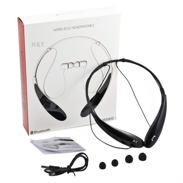 Tai nghe Bluetooth Không Dây HBS800 Sport Có Mic (Đen)