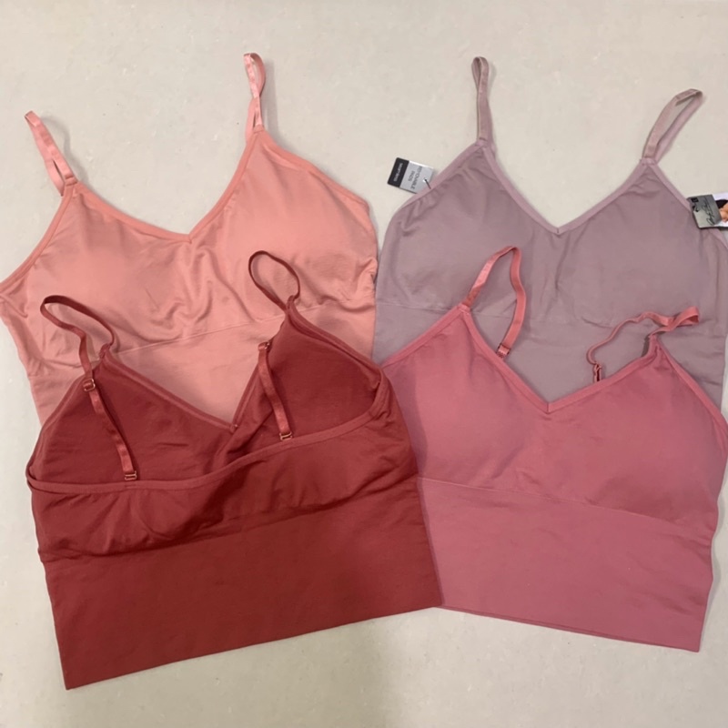ÁO CROPTOP 2 DÂY THUN DỆT KIM HÀNG XUẤT XỊN CÓ MÚT