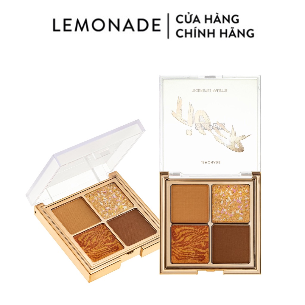 [Mã FMCGMALL -8% đơn 250K] Combo 2 Bảng phấn mắt Lemonade SuperTiger Eyeshadow Mini Palette (8.8g x2 )