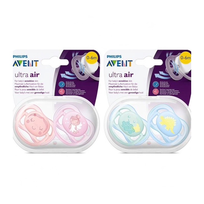 Ty giả chống vẩu chống đầy hơi Phillips Avent Ultra Air  cho bé 0-6m,6-18m,18+m