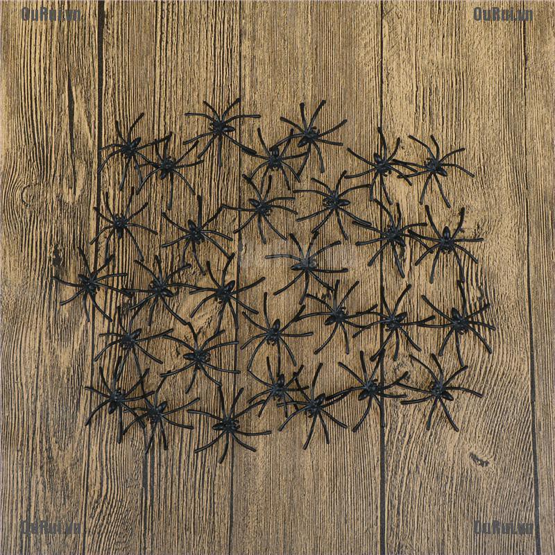 Bộ Nhện Nhựa Trắng / Đen Độc Đáo Trang Trí Halloween