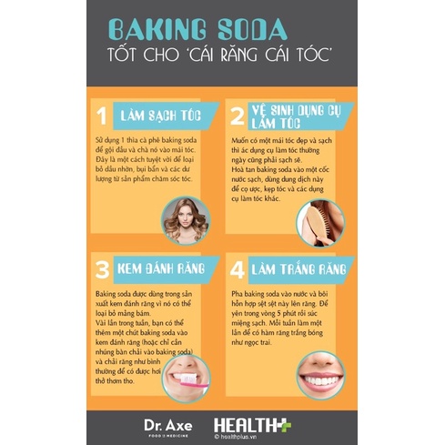 Bột Banking Soda [ 300gr ] làm sạch răng miệng, làm đẹp, đa công dụng