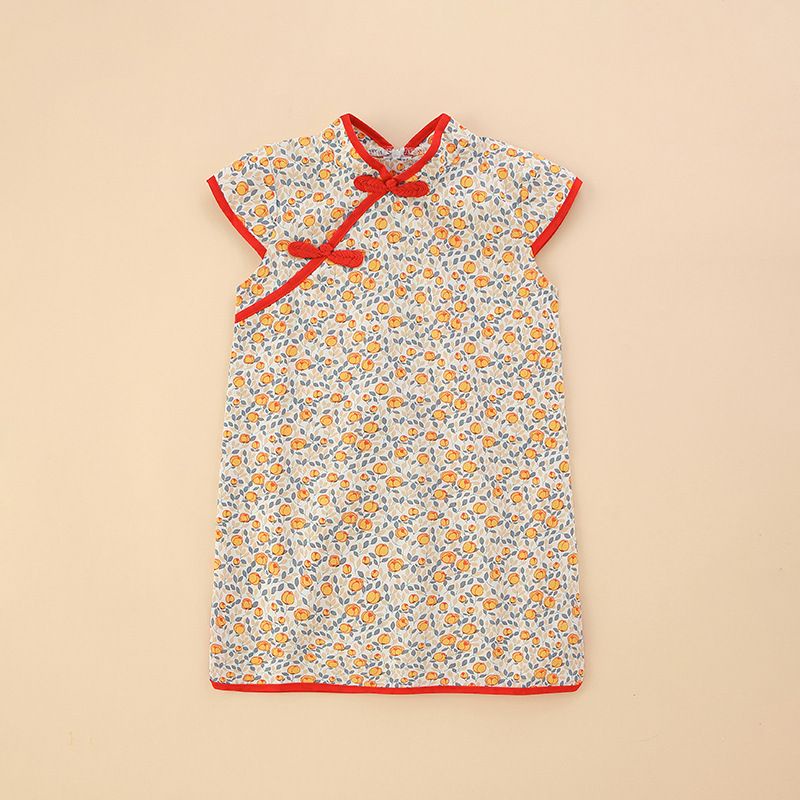 Sườn xám cách tân ngày xuân cho bé siêu xinh