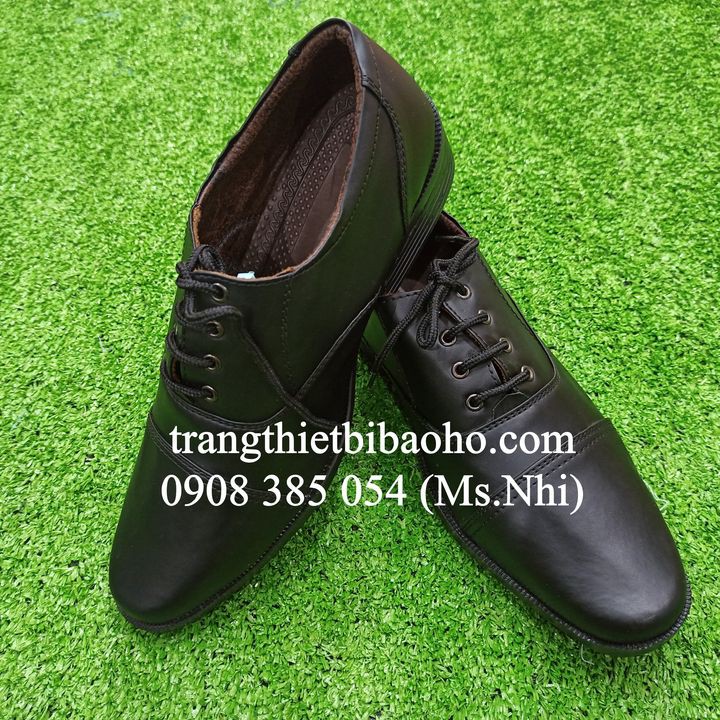 Giày bảo vệ màu đen chất liệu simili sic DA01- Hình thật