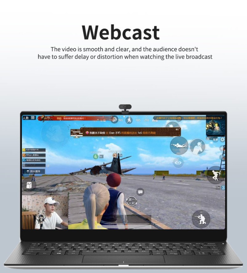 Webcam Độ Phân Giải Hd 2k Hd Kèm Mic Cho Máy Tính | BigBuy360 - bigbuy360.vn