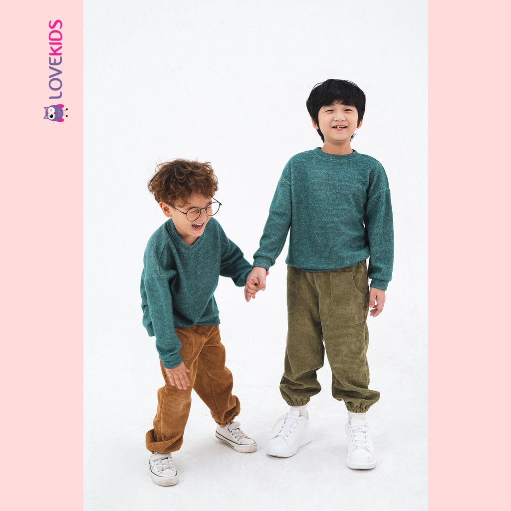 Áo len giữ nhiệt bổ gấu bé trai - Lovekids