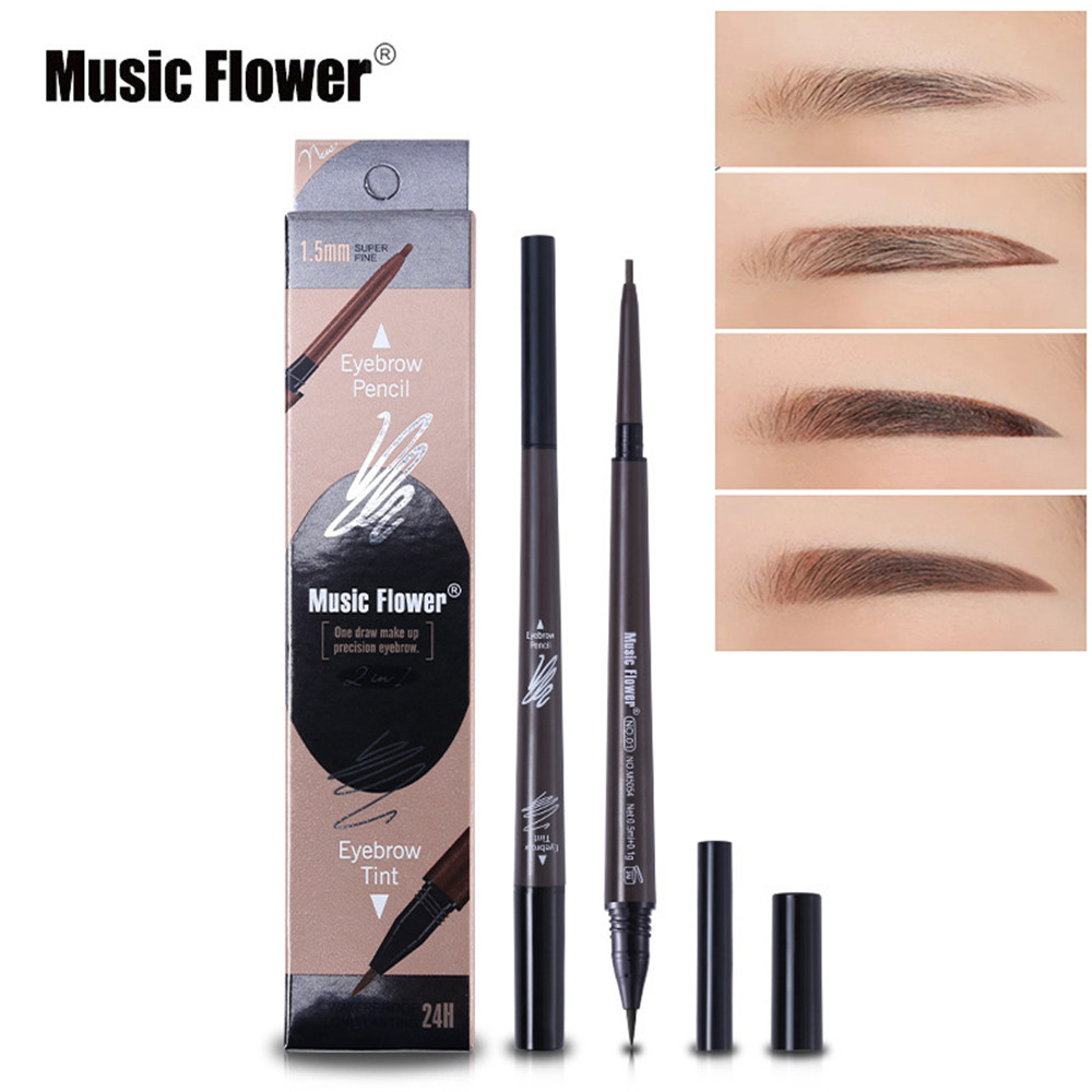 (Hàng Mới Về) Bút Kẻ Lông Mày Dạng Lỏng Thiết Kế Hai Đầu Chống Thấm Nước Trang Điểm Làm Đẹp Cho Nữ | BigBuy360 - bigbuy360.vn