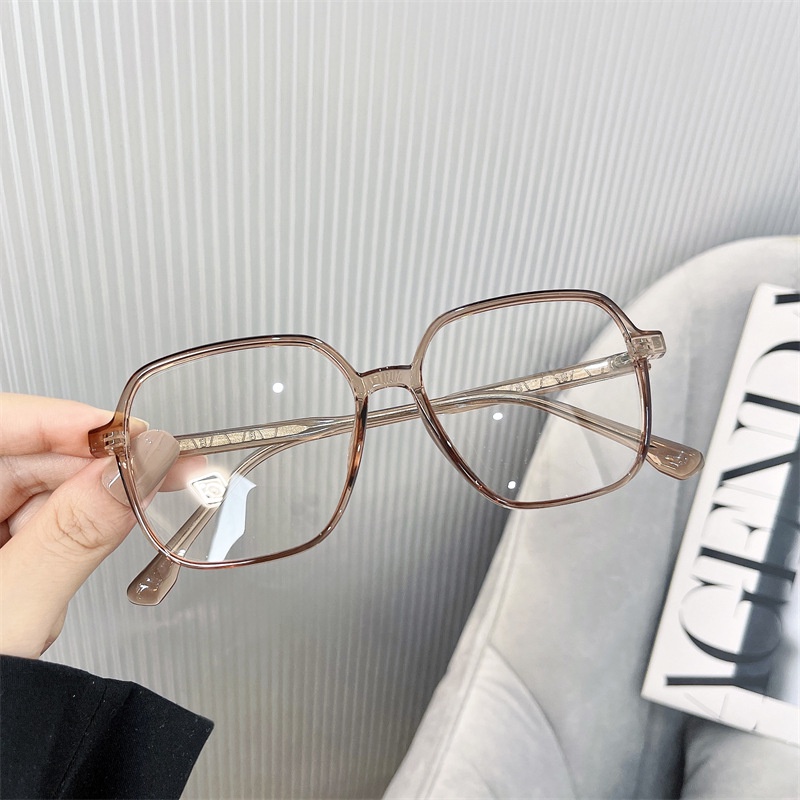 Mắt Kính Gọng Vuông Oversize TR90 Chống Ánh Sáng Xanh Thời Trang Hàn Quốc