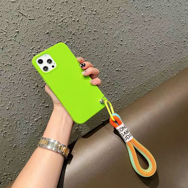 Ốp Điện Thoại Silicon Màu Neon Dạ Quang Sang Trọng Cho 13 12 11 Pro max xs max xr 7 8 6 6s plus se 2020