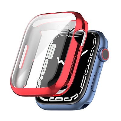 Ốp Case TPU Bảo Vệ Màn Hình Mạ Chrome cho Apple Watch Series 7 (Size 41mm/45mm).