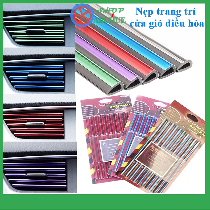 Nẹp viền trang trí cửa gió điều hòa ô tô