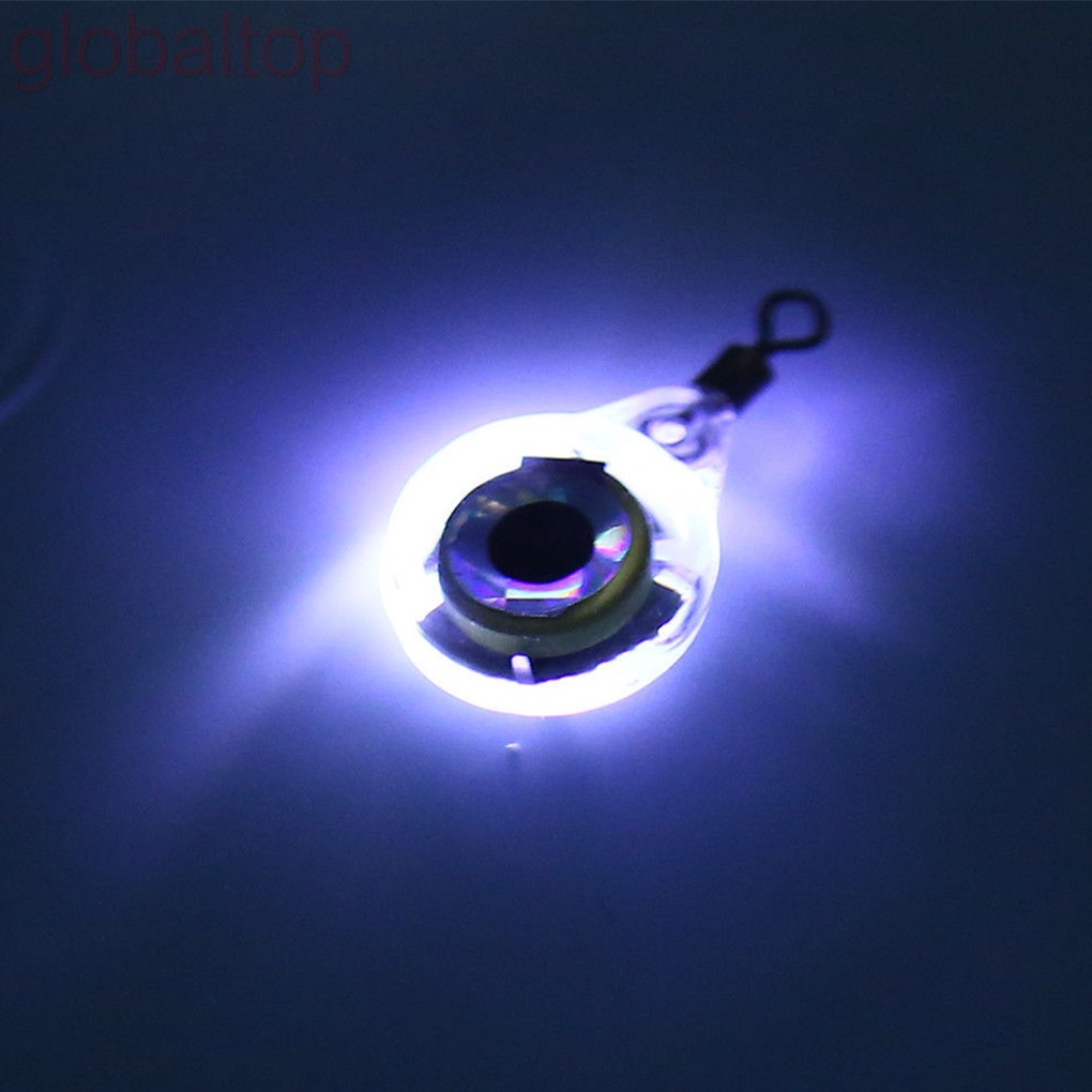 Mồi Câu Cá Giả Có Đèn Led Nhiều Màu Chạy Bằng Pin