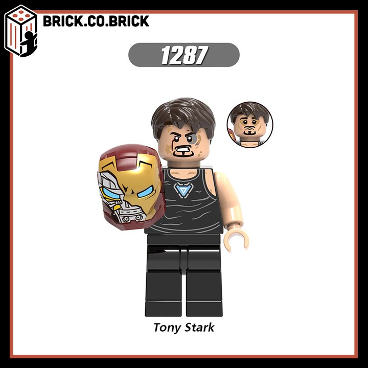 Lego Siêu Anh Hùng Mô Hình Đồ Chơi Lắp Ráp Marvels War Machine Thor Black Widow Captain Pepper X0261