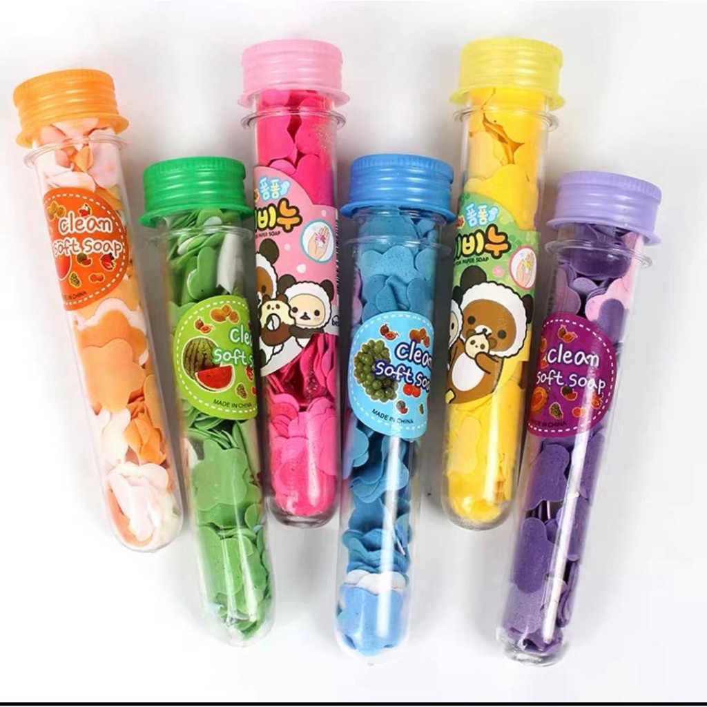 Ống Xà Bông Rửa Tay, Xà Phòng Giấy Khô Tiện Lợi (giao màu ngẫu nhiên) -shopforgirl | BigBuy360 - bigbuy360.vn