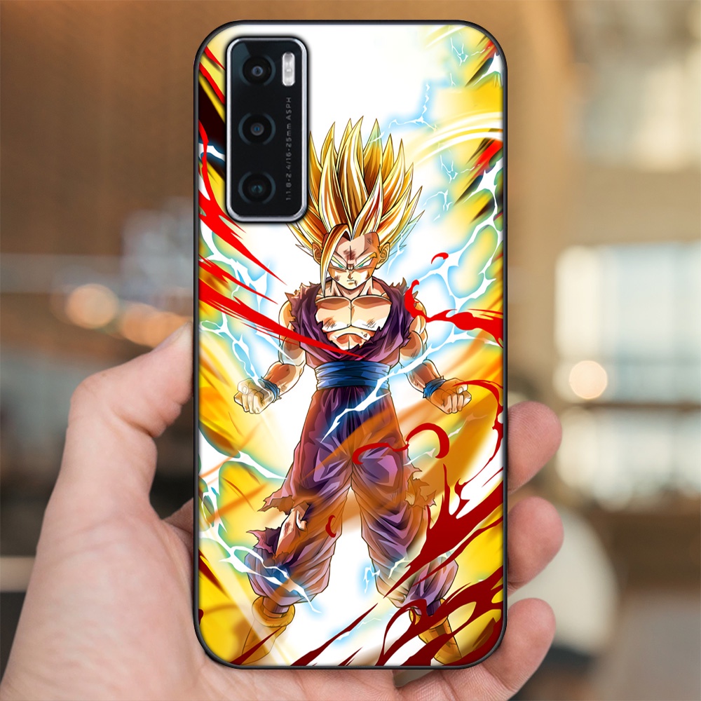 Ốp lưng Vivo V20 SE viền đen in hình Gohan Dragon Ball
