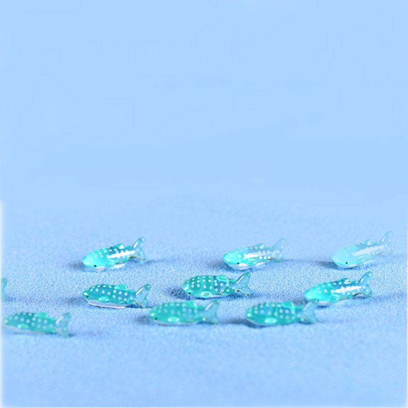Set 6 Mô Hình Cá Mập Mini Dễ Thương Trang Trí