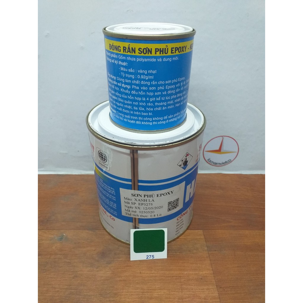 Sơn Epoxy Hải Âu Đủ Màu (Bộ 1 Lít)