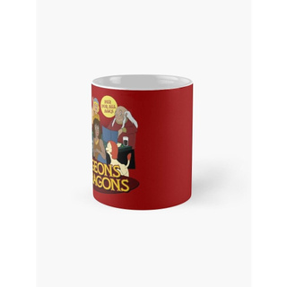 Cốc sứ in hình -dungeons and dragons fun for all ages!-ms 802