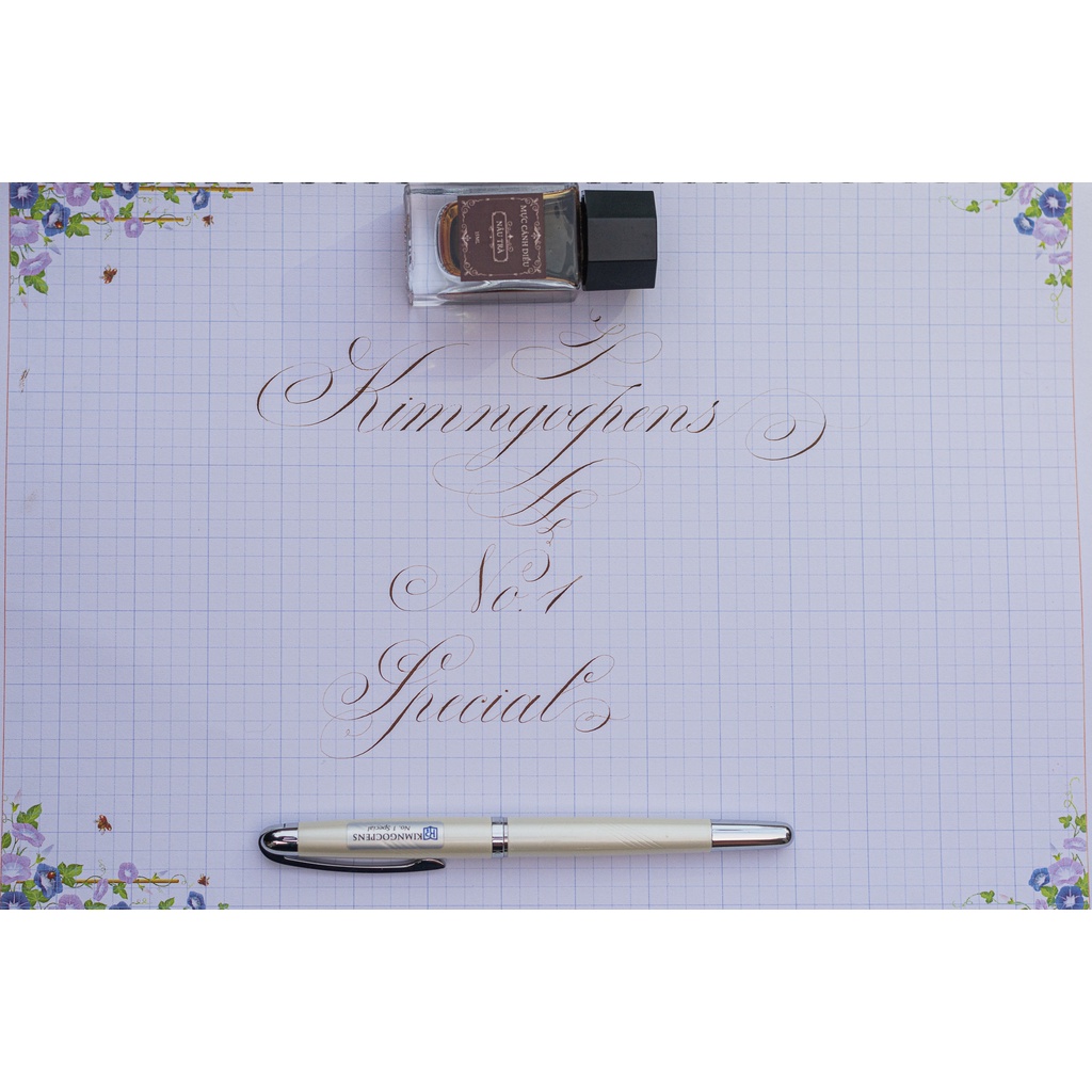 Bút máy Kimngocpens No1 special bút luyện chữ đẹp bút luyện calligraphy bút nét thanh nét đậm bút mực