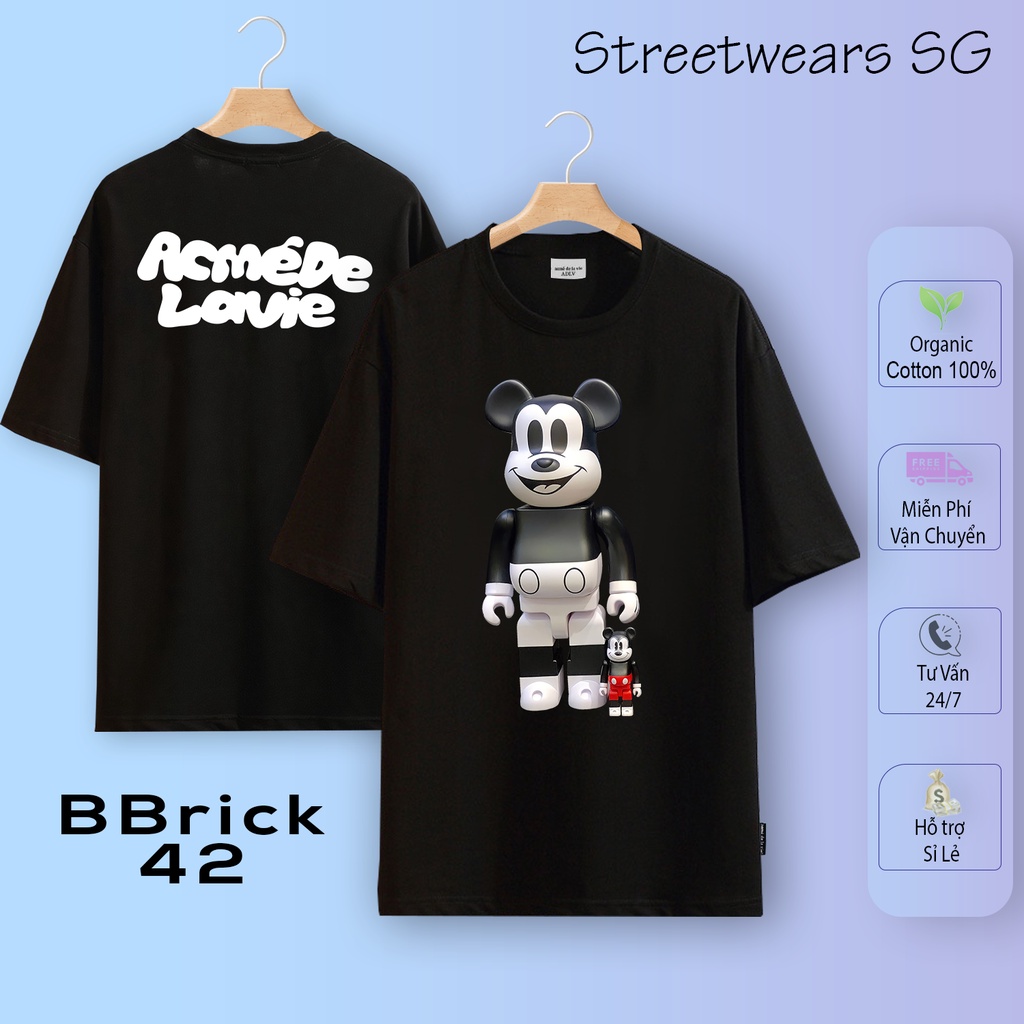 [Basic] Áo thun ADLV BearBrick Mẫu Hot 26-45, Cotton 2c 100%, In xịn - Streetwears SG - Part 2