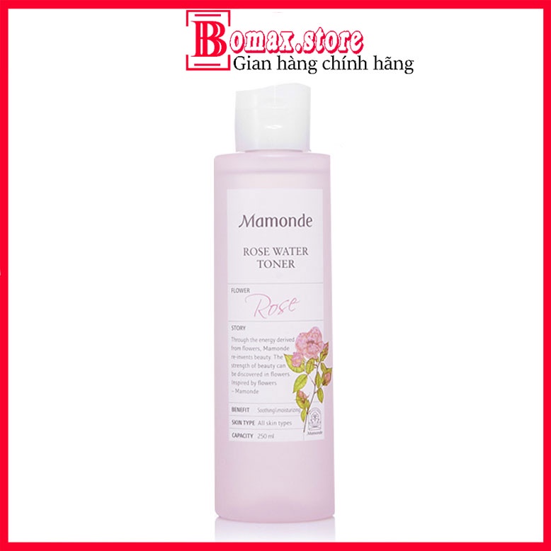 Nước Hoa Hồng Mamonde Rose Water Toner 250ml Chính Hãng Hàn Quốc