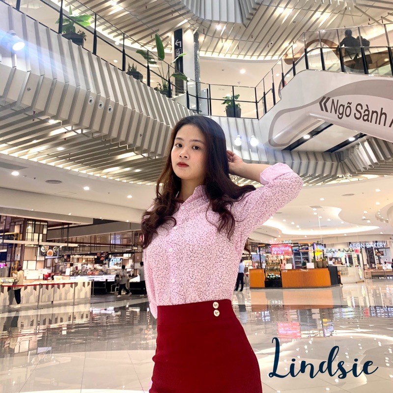 Áo Sơ Mi Đũi, Áo sơ mi Công Sở Dáng Cơ Bản Chất Liệu Mềm, Thoáng Mát 🍀Lindsie Store🍀