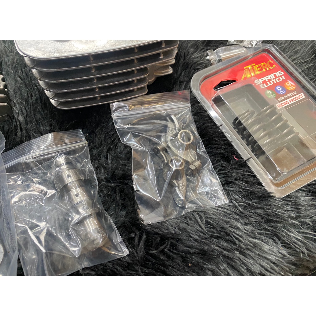 FULL BỘ ĐẦU LÒNG 54 56 CHO SIRIUS JUPITER 110 ( ĐẦU + XUPAP 21 24 | LÒNG 54 | CAM 5.5 | CÒ MẠ CROM | LÒ XO ĐẦU ĐỘ)