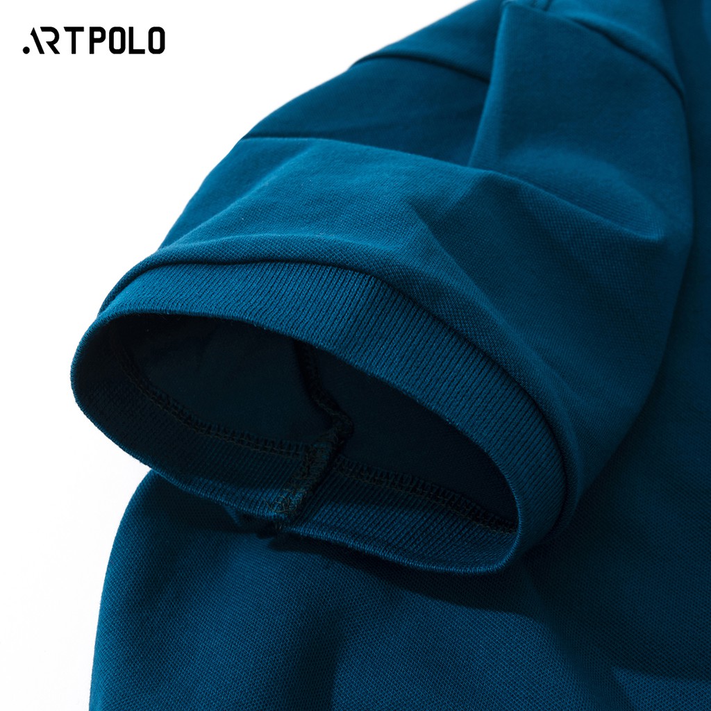 Áo thun Polo Nam cổ bẻ vải Cá sấu Cotton trẻ trung màu Cổ Vịt PLCV - ARTPOLO | BigBuy360 - bigbuy360.vn