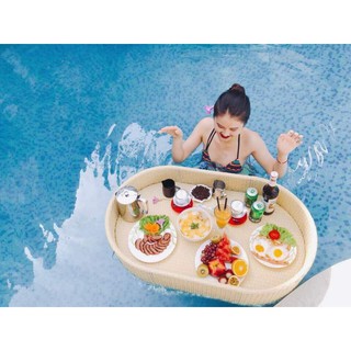 Khay nổi bể bơi hàng xuất khẩu mây tre PHƯƠNG NAM