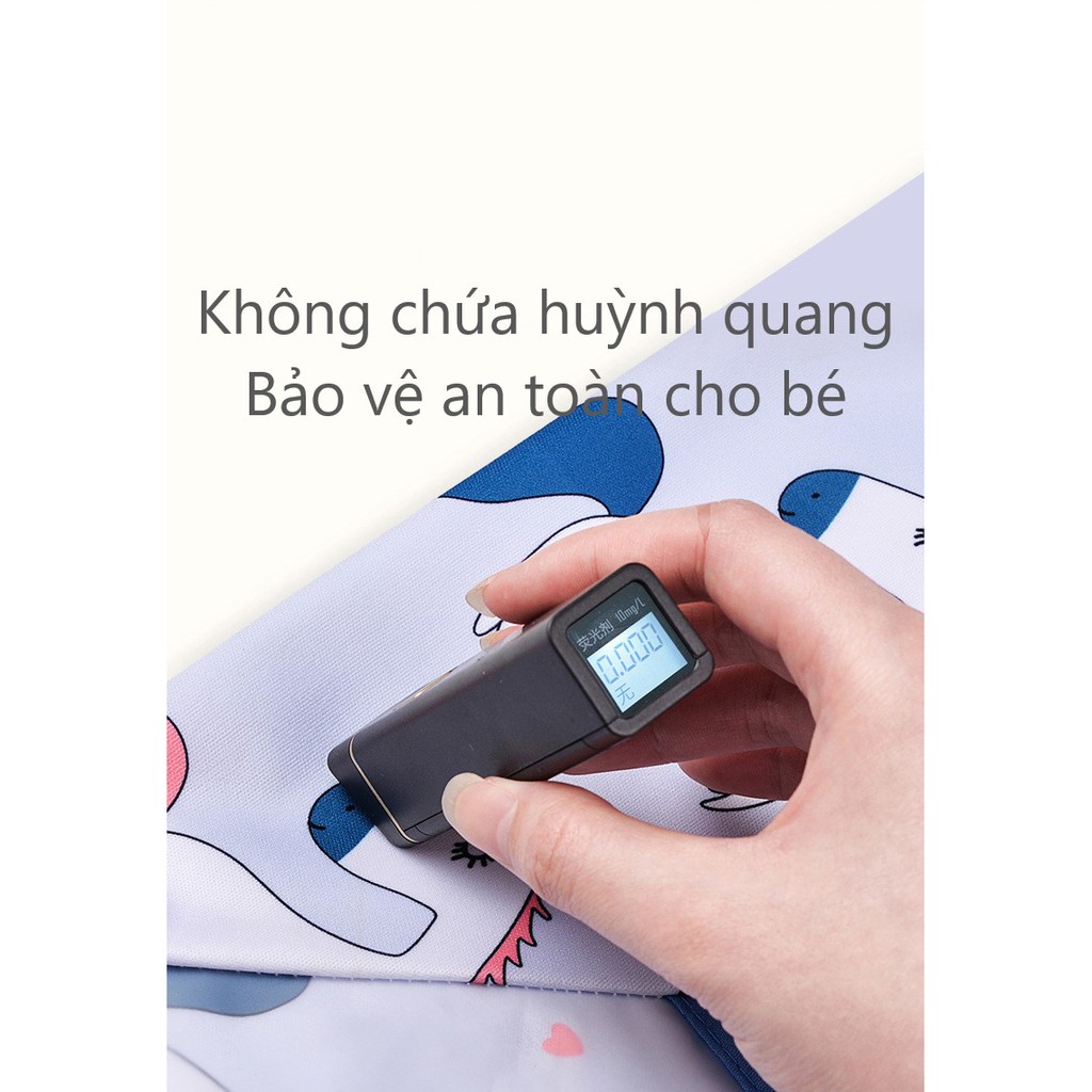 Yếm ăn dặm có máng hứng dài tay chất liệu PF chống thấm mã YADDT00X