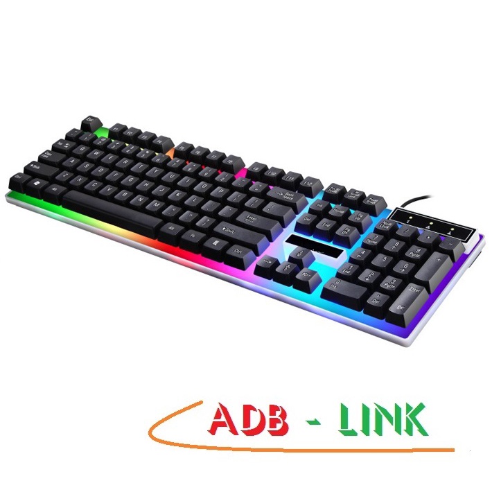 Bộ Phím Chuột Gaming ADB-Link G21 Led Đẹp - Combo Phím Chuột  Có Dây Cổng USB - Chính Hãng