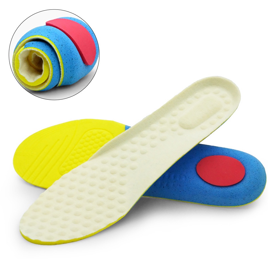 Miếng Lót Giày Thể Thao 4D Thoáng Khí Khử Mùi Thấm Hút Mồ Hôi Cao