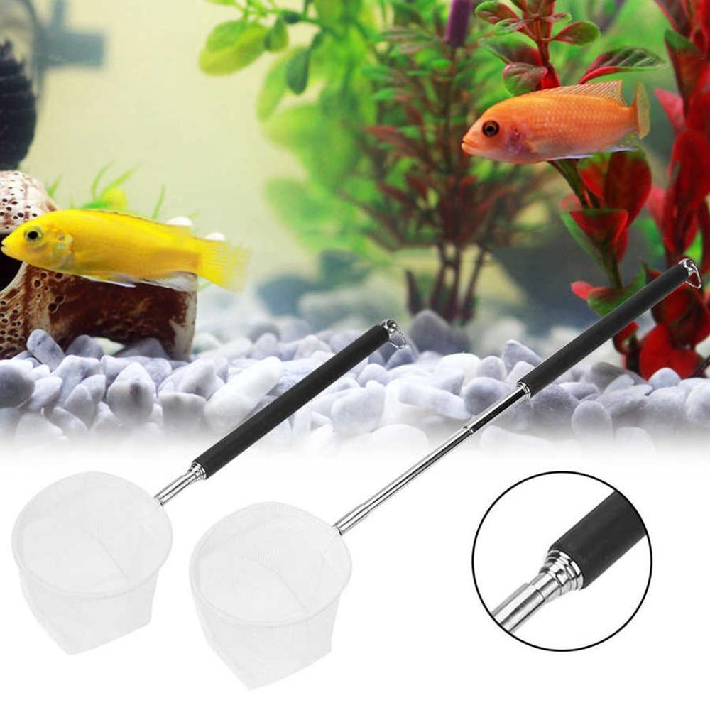 Vợt Lưới Vớt Tôm Cá Bằng Thép Không Gỉ Với Tay Cầm Dài Tiện Dụng