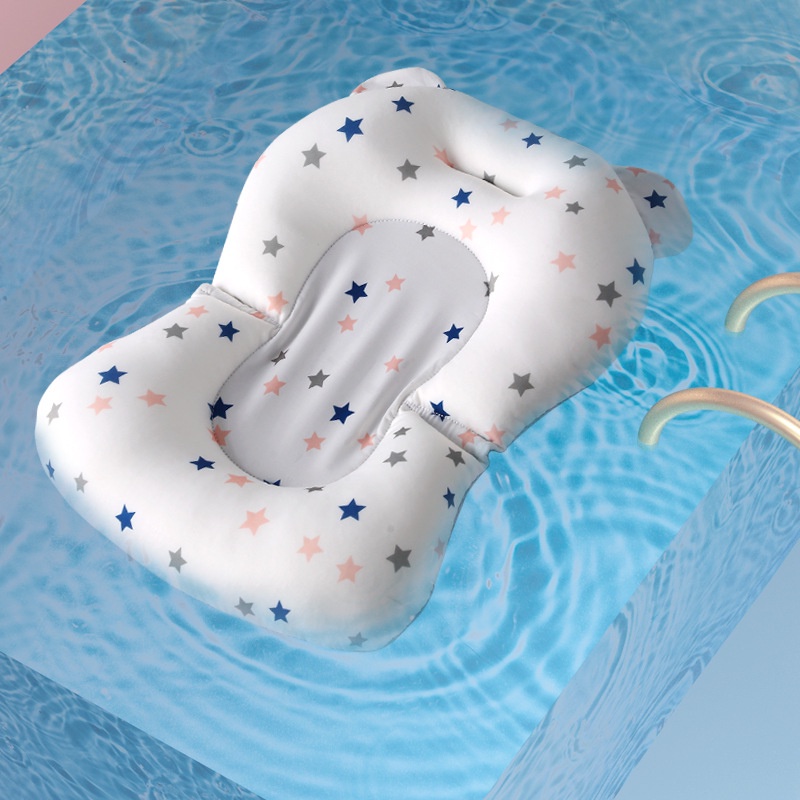 Đệm Lót Bồn Tắm Có Thể Gấp Gọn Tiện Dụng Cho Bé Sơ Sinh