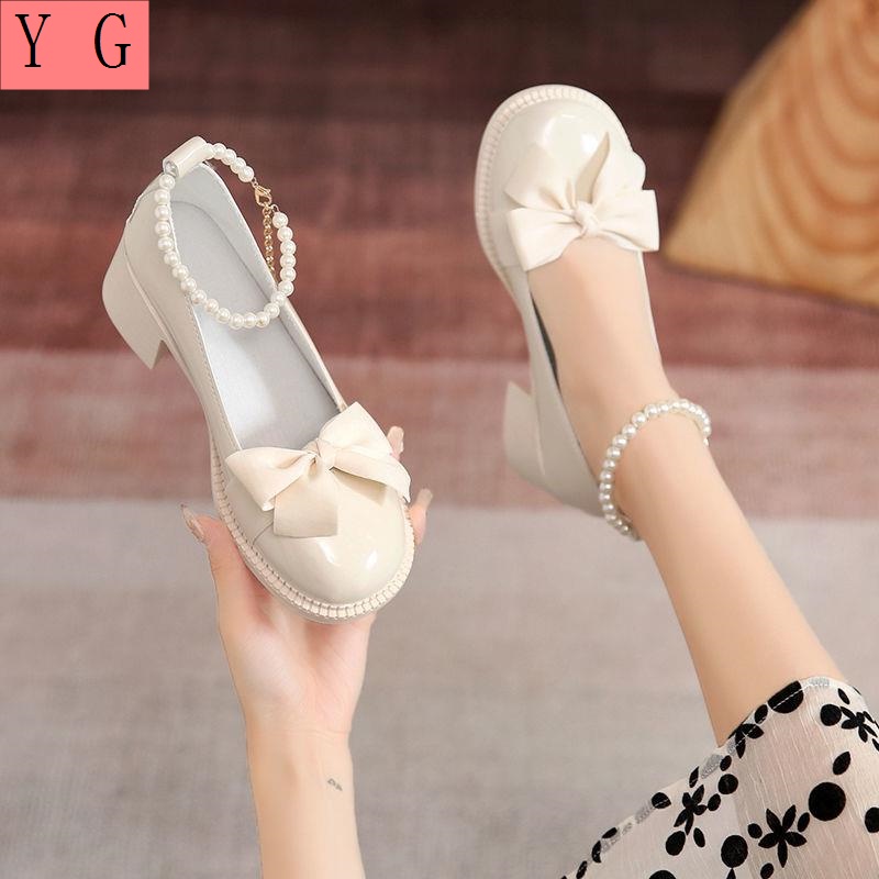 Giày Cao Gót Sandal Mary Jane Đế Dày Phong Cách Thời Trang Mùa Hè 2022 Mới